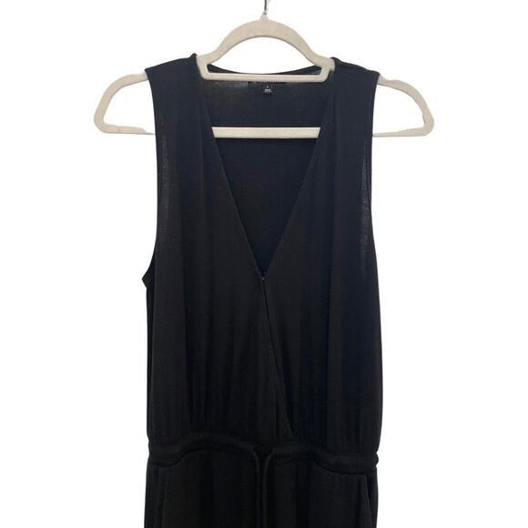 Beyond Yoga Easy Gather Sleeveless Midi Jumpsuit Modal Black Size Small 0654D - Picture 4 of 10